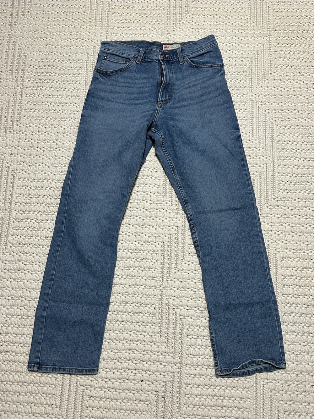 Wrangler Men’s Straight Jeans - Blue